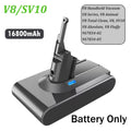 For Dyson V8 21.6V Replacement Battery for Dyson V8 Absolute Cord-Free Vacuum Handheld Vacuum Cleaner Battery Oasis Select V8 16800mAh