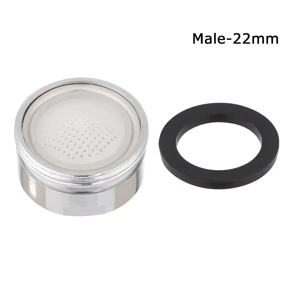 20/22/24/28mm Faucet Nozzle Filter Water Saving Tap Aerator Faucet Male Female Nozzle Spout End Diffuser Filter Oasis Select Male-22mm 1