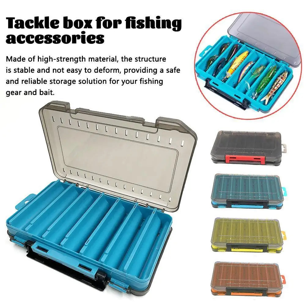 Fishing Gear Storage Box Fishing Lure Box Tackle Accessories Hard Pencil Fish Sub Bait Box Lightweight Portable Fake Bait Case Oasis Select