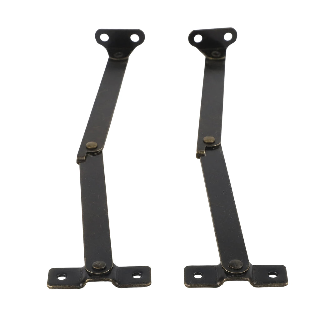 2pcs Antique Bronze Lid Support Hinges | Jewelry Box & Chest