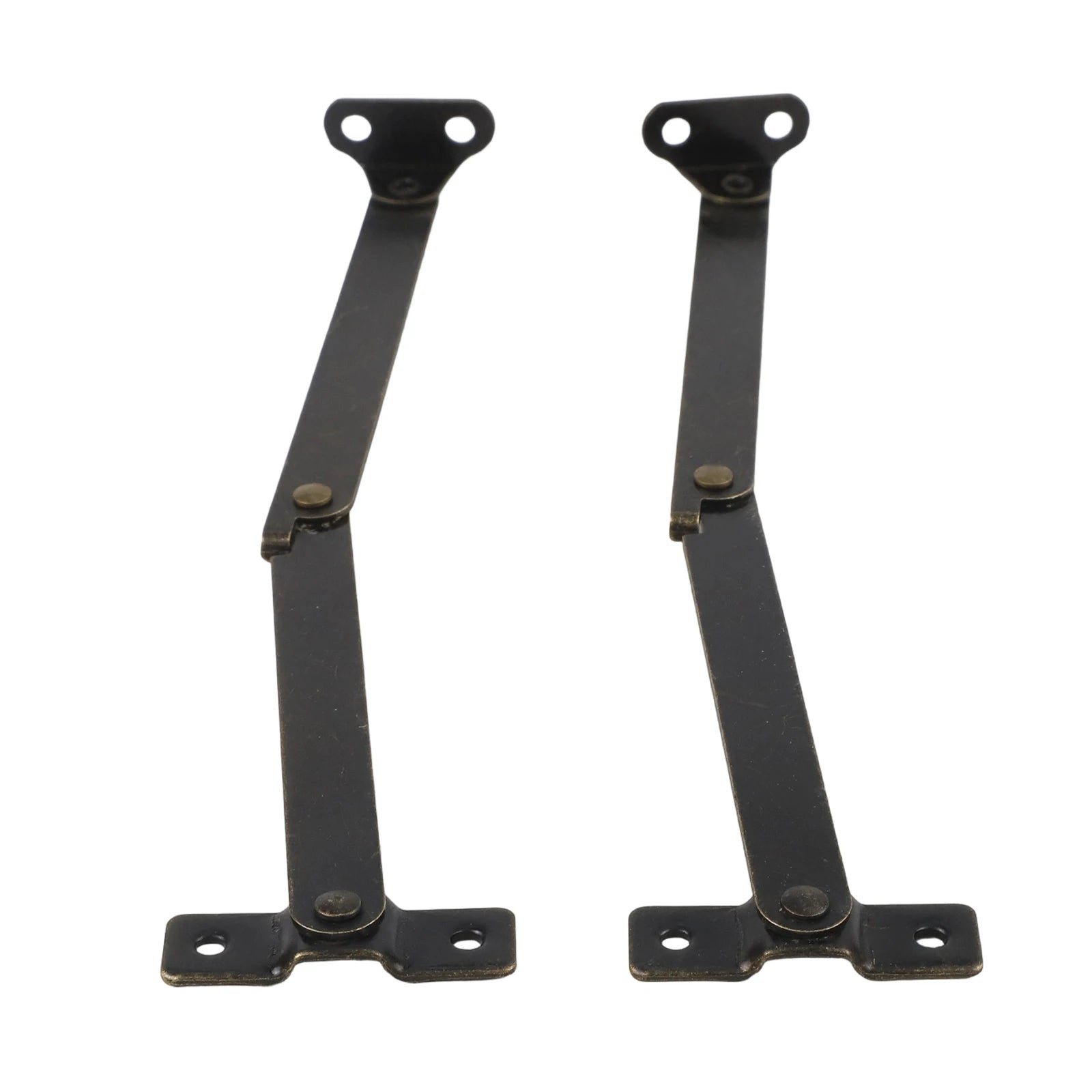 2pcs Antique Bronze Lid Support Hinges | Jewelry Box & Chest
