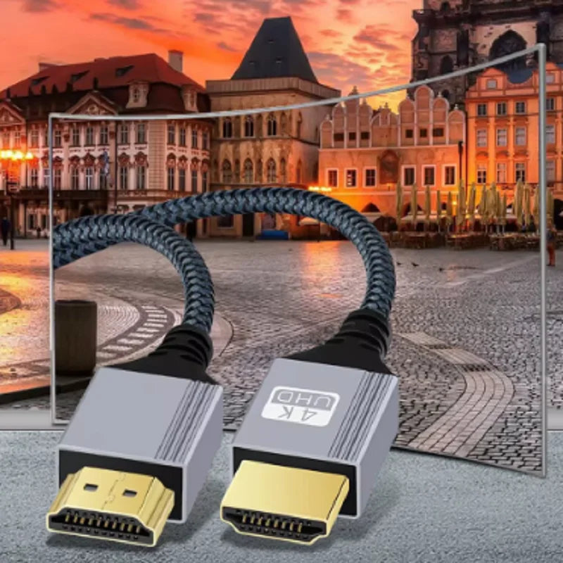 5m 3m 2m 1m 03.m 4K HDTV HDMI cable TV laptop projector PS5 PS4 4K 60HZ 48Gbps HDTV Cable for soft routing Wired laptop cable Oasis Select