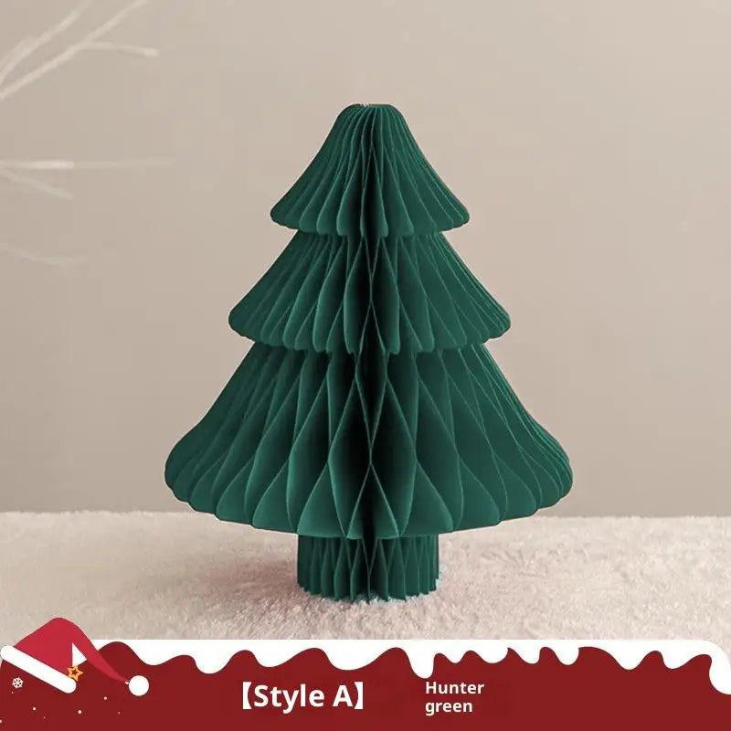 3D Honeycomb Christmas Ball Ornament – Foldable Paper Hanging