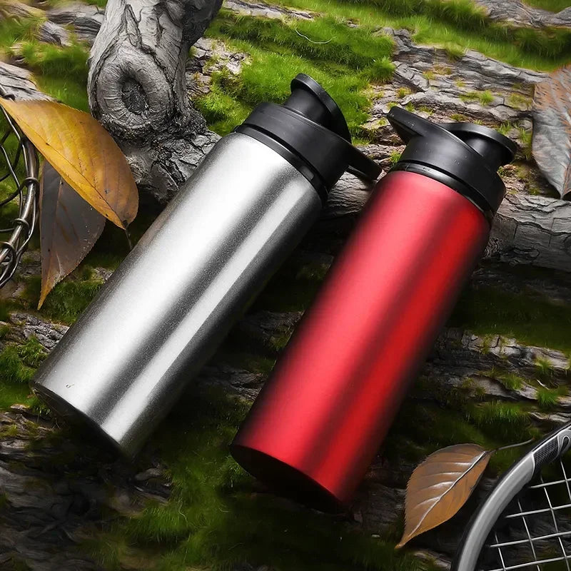 Metal Portable Water Bottle Leakproof Reusable Outdoor Sports Cup for Cycling Hiking Gym Halloween Gift Christmas Gift Travel Oasis Select