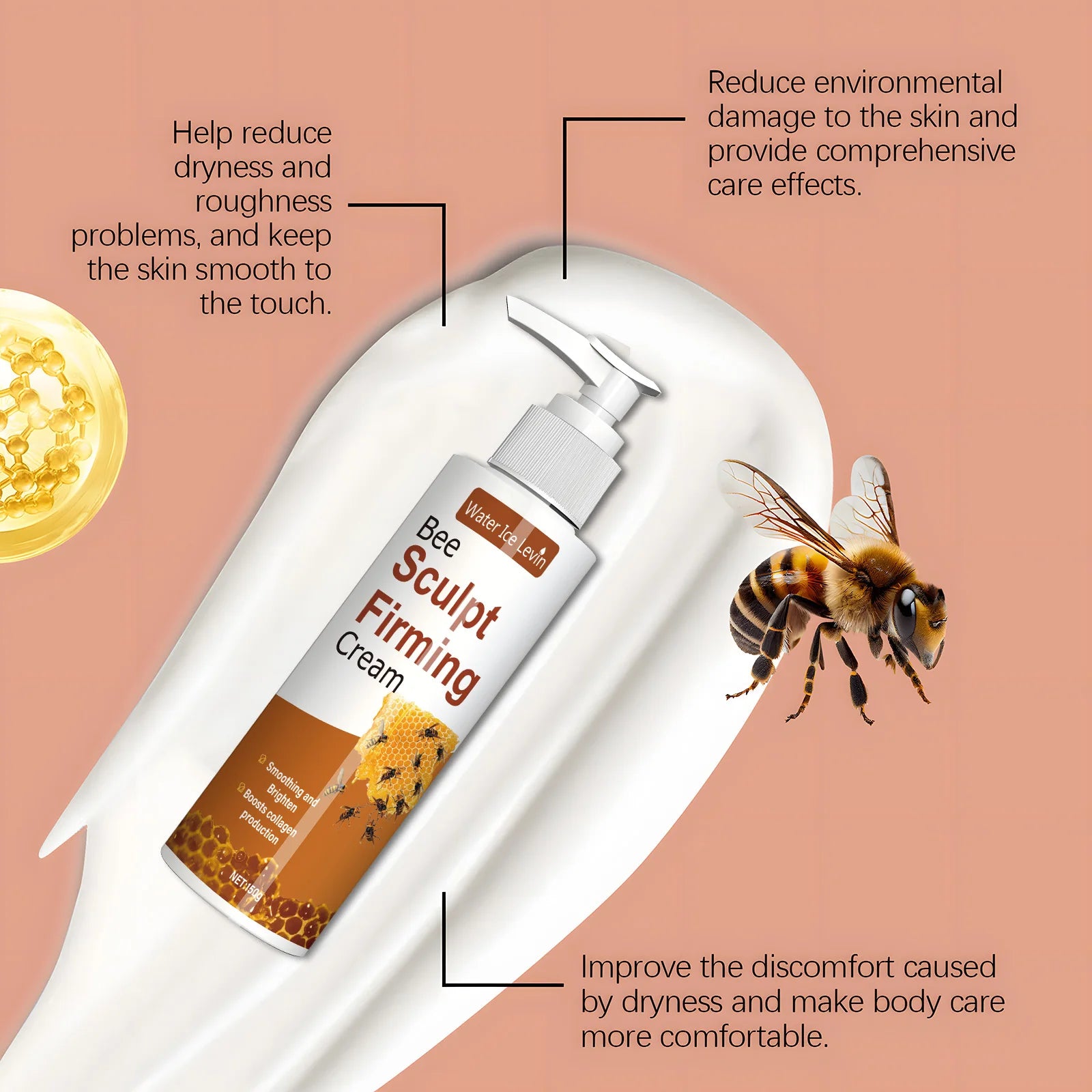 Bee Sculpt Firming Cream – Skin Tightening & Collagen Lift Firming Body Cream Oasis Select