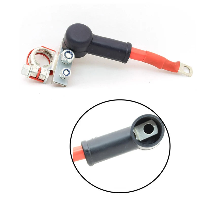 2PCS Rubber Car Motorcycles Battery Negative Positive Terminal Cover Cap Boot Oasis Select
