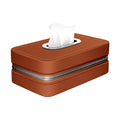 Car Leather Tissue Box With A Simple And High-End Feel, Car Seat Back Armrest Box, Multi-Functional Hanging Tissue Storage Box Oasis Select A4