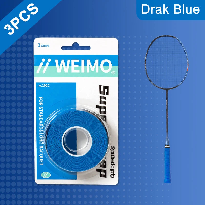 Tennis Racket, Fishing Rod, Anti Slip And Sweat Absorbing Band, Grip Handle, Leather Badminton Hand Glue Oasis Select Dark blue