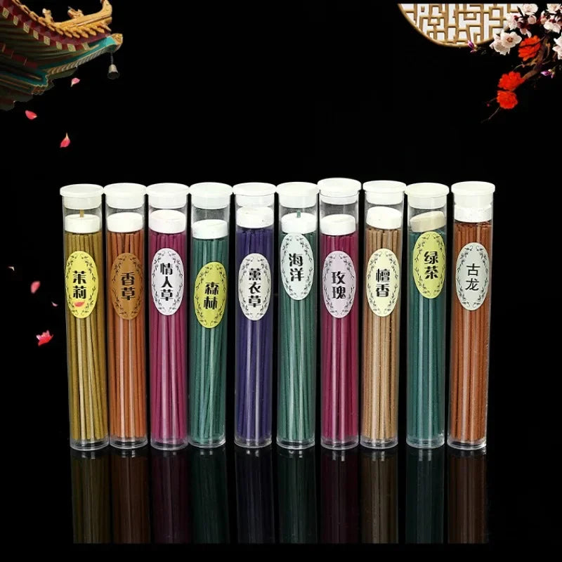 Natural Incense Stick Handmade Aromatherapy Sticks 50 Sticks Per Box Sandalwood Lavender Meditation Household Bedroom Incenses Oasis Select