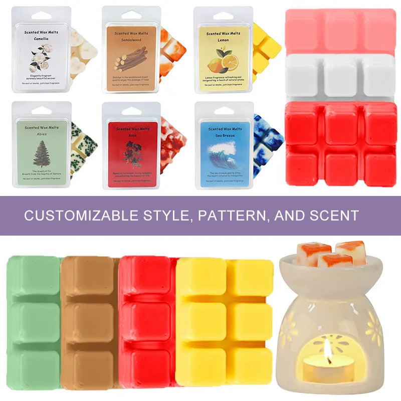 Fragrant Wax Block Solid Essential Oil DIY Material Rich Incense Sandalwood Fragrance Premium Spices Relaxing Meditation Aroma Oasis Select