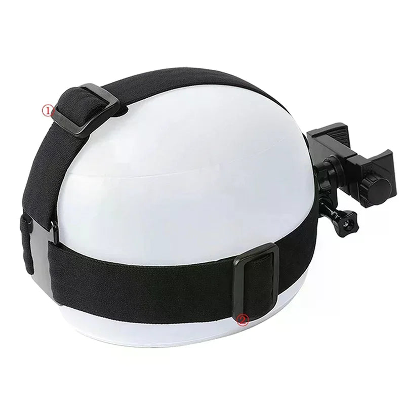 Head-Mounted Headband Bracket Adjustable Live Broadcast Mobile Phone Holder First-person Perspective Fixed Bracket Gift Oasis Select