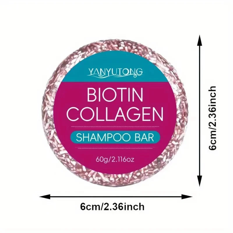 Biotin Shampoo Soap, Collagen Hair Soap, Deep Cleansing Hair Care, Moisturizing, Unisex, Suitable for all skin types Oasis Select