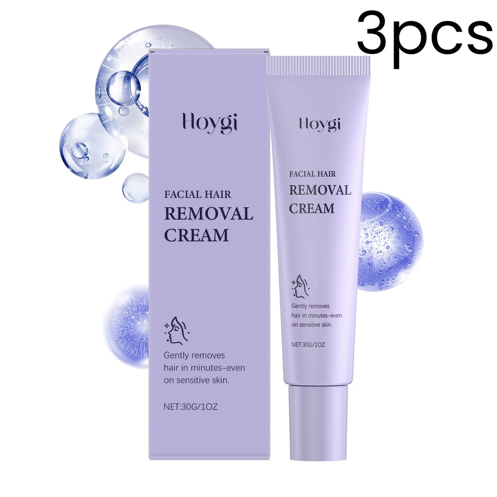 Hoygi Facial Hair Removal Cream – Gentle Depilatory 30g Facial Depilatory Cream Oasis Select 3pcs
