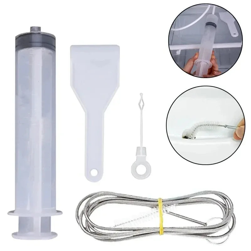 5/6 Pcs Refrigerator Drain Hole Clog Remover Fridge Hole Brush Water Outlet Cleaner for Household Clean Dredge Cleaning Tools Oasis Select