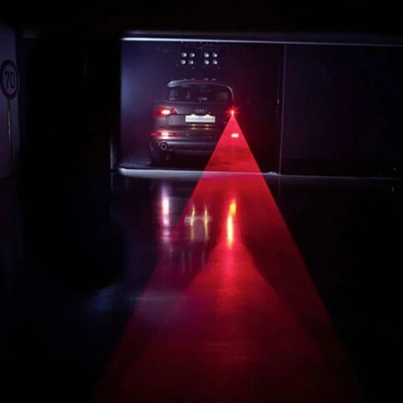 Auto LED Laser Fog Light Car Anti-Collision Tail Brake Warning Lamp Cool Rear End Tail Light Vehicle Safety Warning System Oasis Select