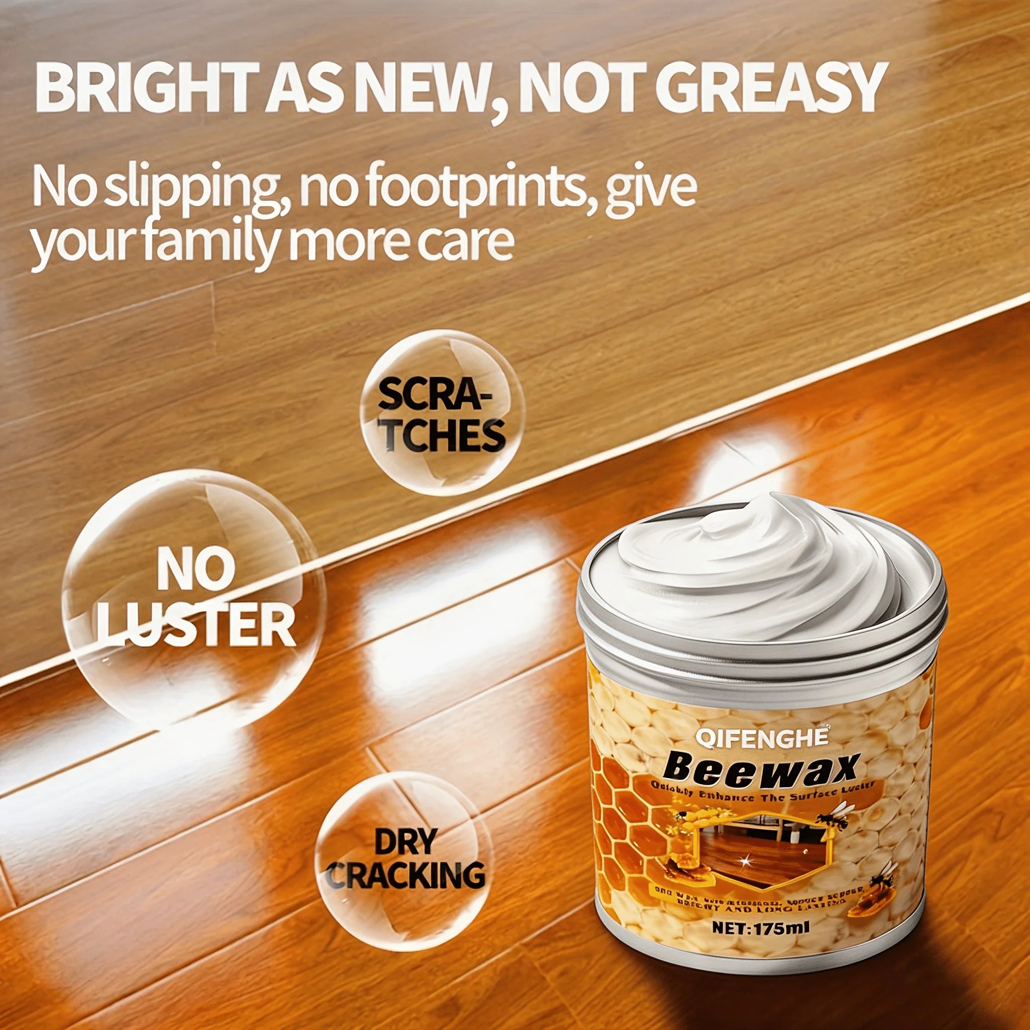Almond Oil & Beeswax Wood Polish – Restorer & Protector Wood Wax Polish Oasis Select