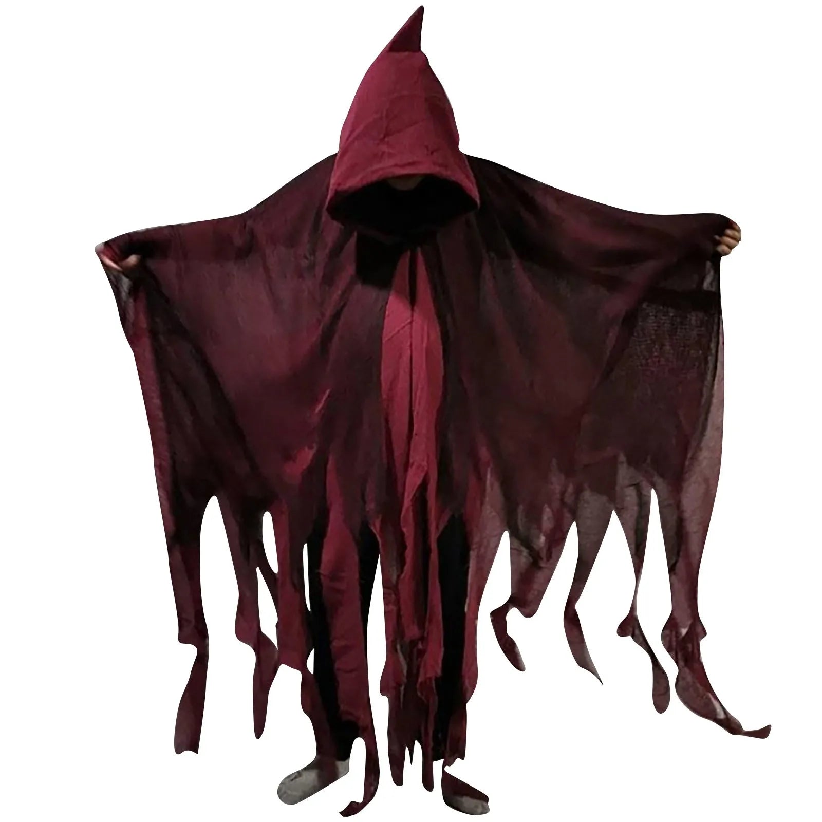 Halloween Gothic Hooded Cloak – Dementor Cosplay Cape Unisex Halloween Costume Cape Oasis Select
