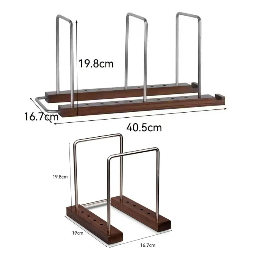 Retro Solid Walnut Vinyl Record Holder Space Saving Portable Album Display Holder Adjustable CD Racks Oasis Select