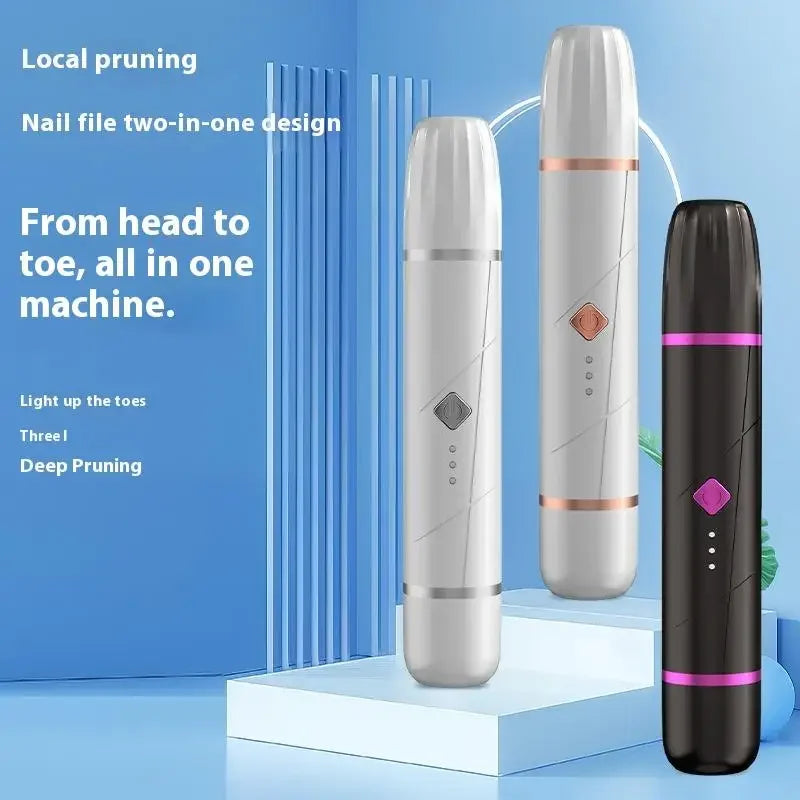 2in1 Portable Dog Paw Trimmer And Nail Grinder Rechargeable Cordless Low Noise Professional Pet Hair Grooming Tool Oasis Select