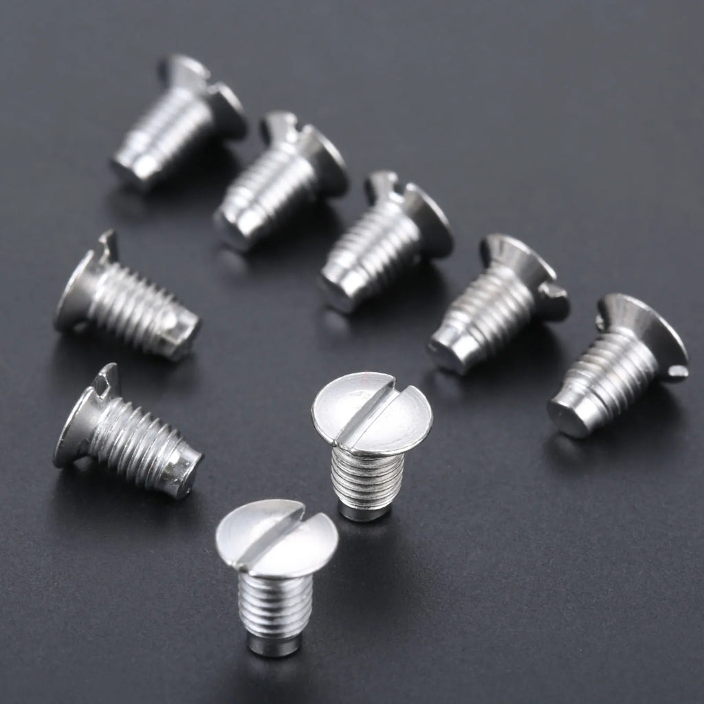 50Pcs Stainless Steel Sewing Machine Needle Plate Screws Fits Industrial Sewing Machine Durable Sewing Machine Replacement Parts Oasis Select