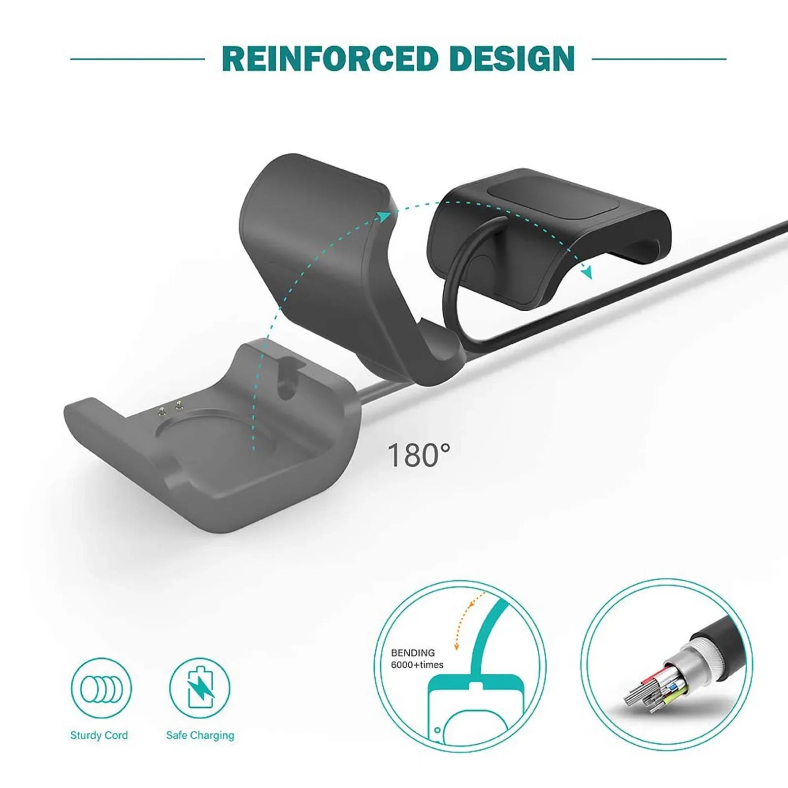 USB Charging Cable for Amazfit Bip S A1805 & A1916 Watch Smartwatch Charging Cable Oasis Select