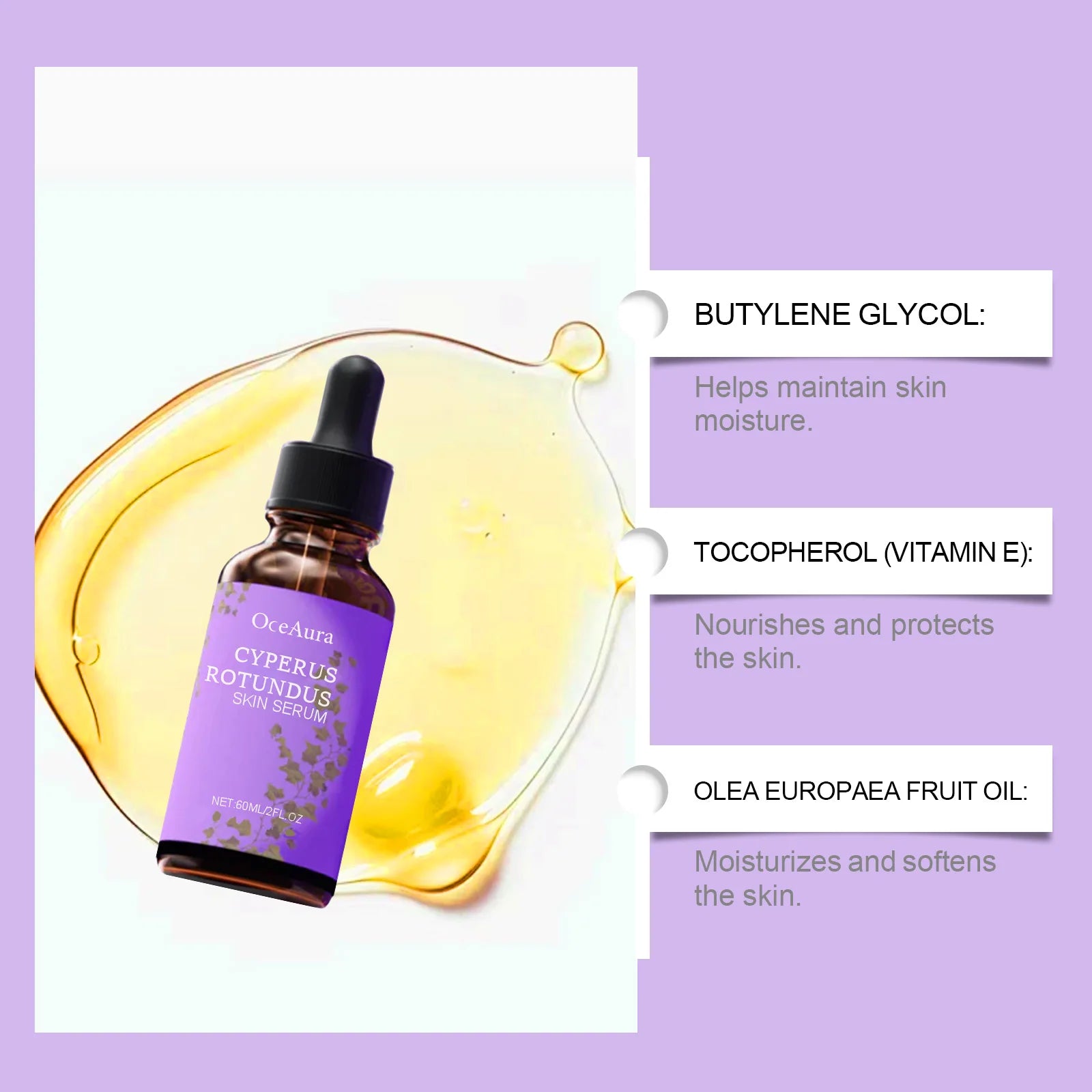 Depilatory Essence: Gentle Care, Refreshing, No Black Spots Left, Daily Skin Cleansing and Depilatory Care Essence Liquid Oasis Select