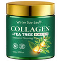 Intensive Foot Cream with Collagen & Tea Tree, Moisturizing & Firming Foot Care Oasis Select green 100g