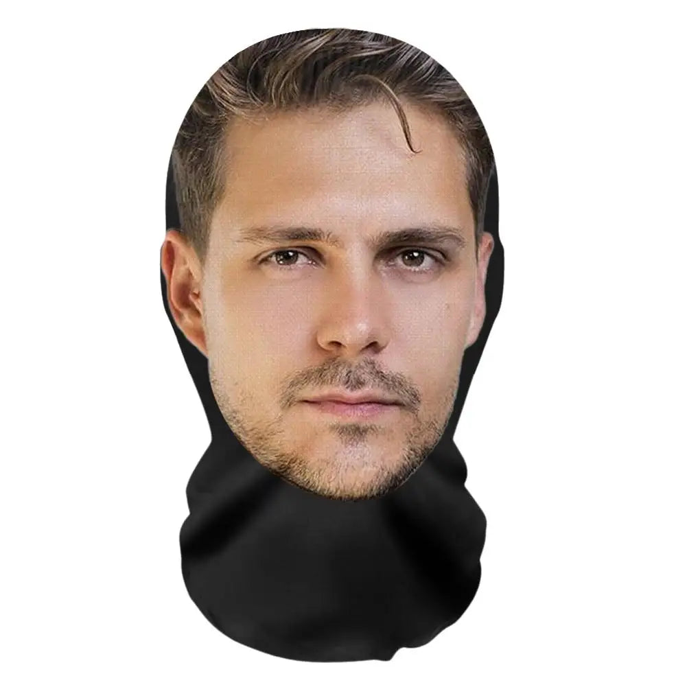 2025 New 3D Printed Mask Funny Mesh Mask Full Face Headwear Elastic Mesh Cosplay Headwear Balaclava Hood Hat Headgear Oasis Select 04 1PCS
