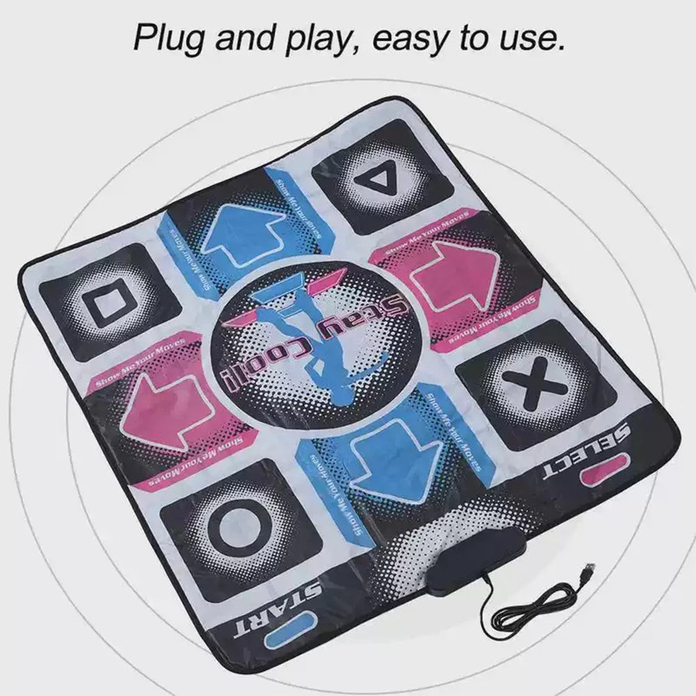 USB Wired Dance Mat – Non-Slip PC Step Pad | Indoor Gaming