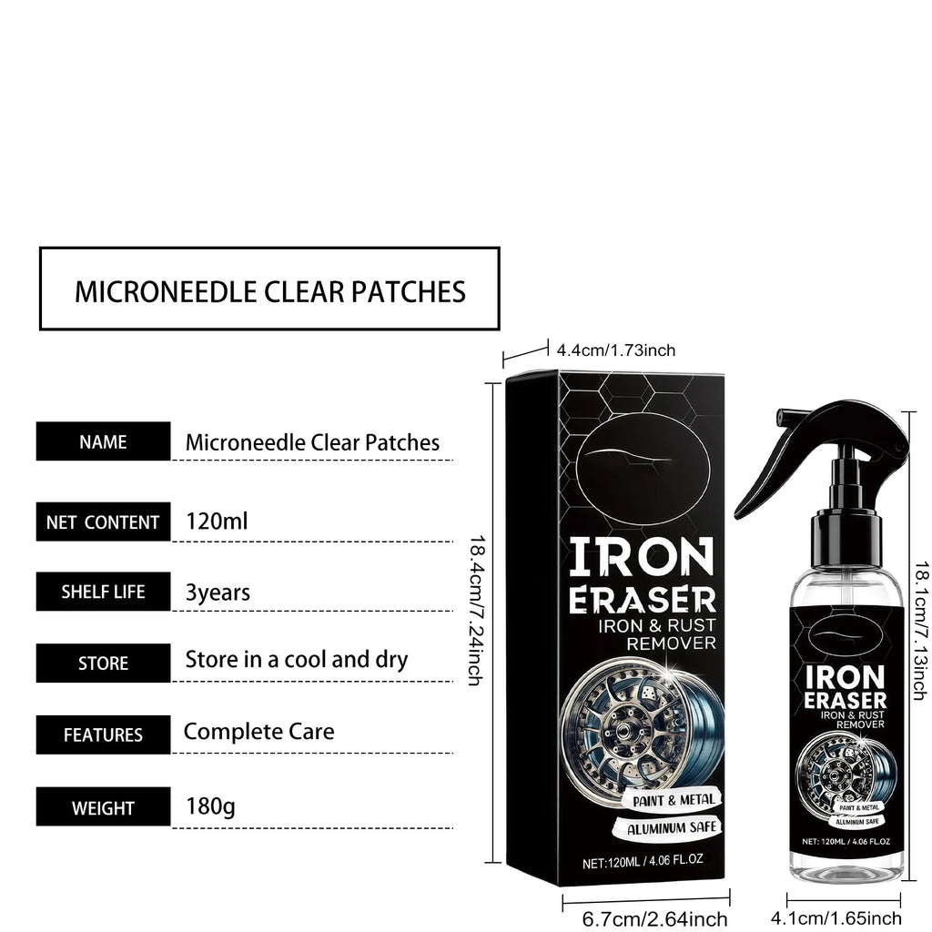 Car Rust Remover Spray – Wheel & Paint Cleaner 120ml Car Rust Remover Spray Oasis Select