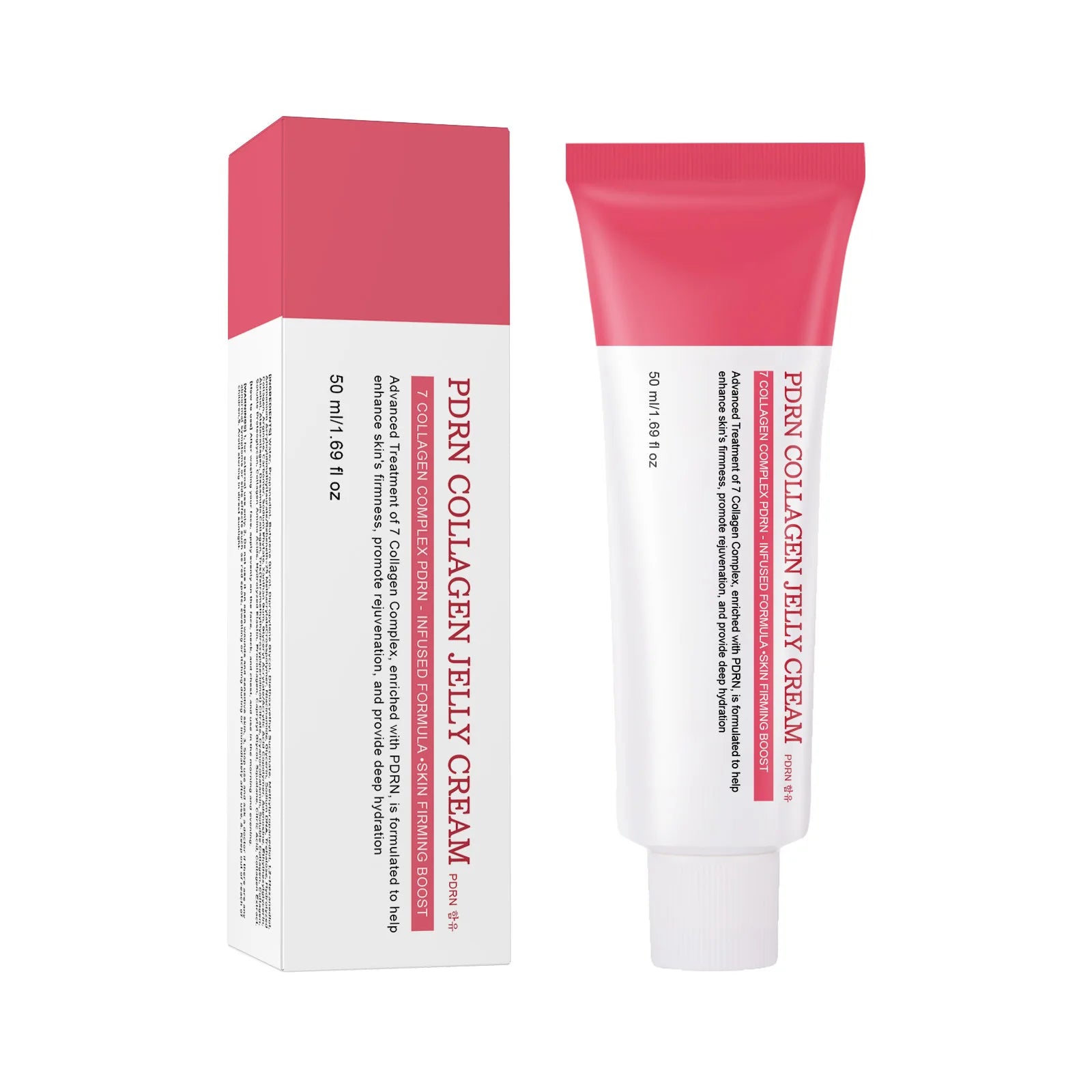 Korean PDRN Collagen Jelly Cream Hyaluronic Acid Anti-wrinkle Moisturizing Skin Firming Boost Plumping Even Skin Tone Skin Care Oasis Select 50ml
