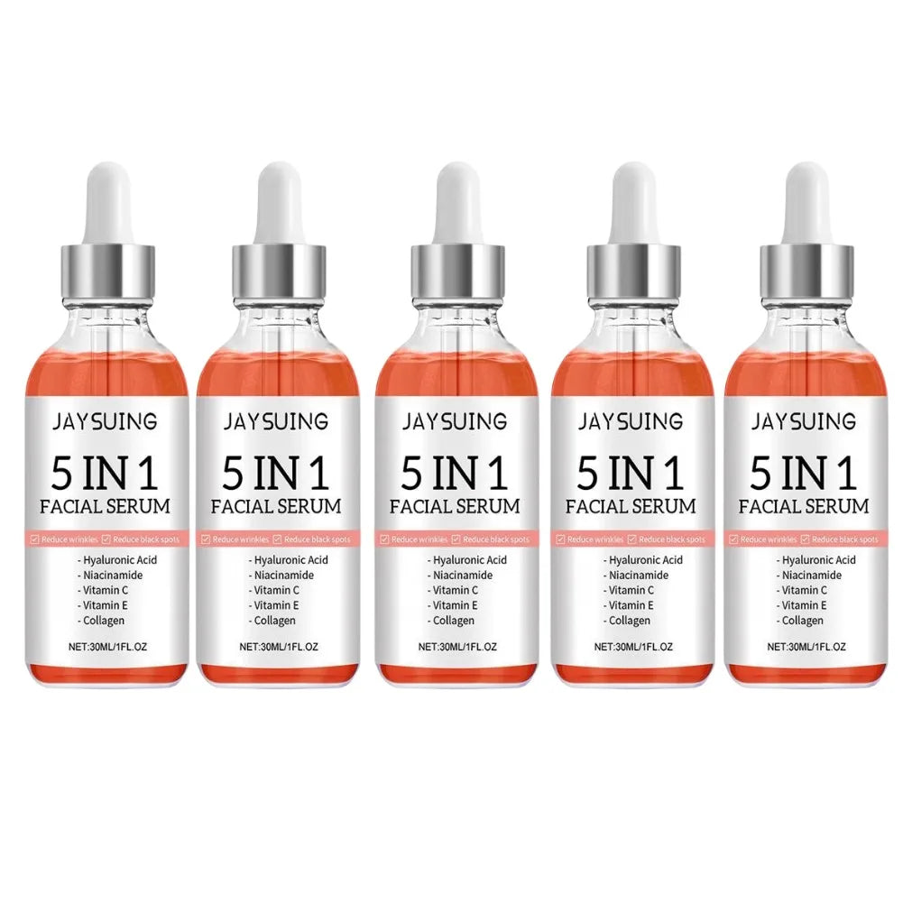 5-in-1 Hyaluronic Acid Vitamin C Face Serum | 30ml Face Serum Oasis Select 5PCS