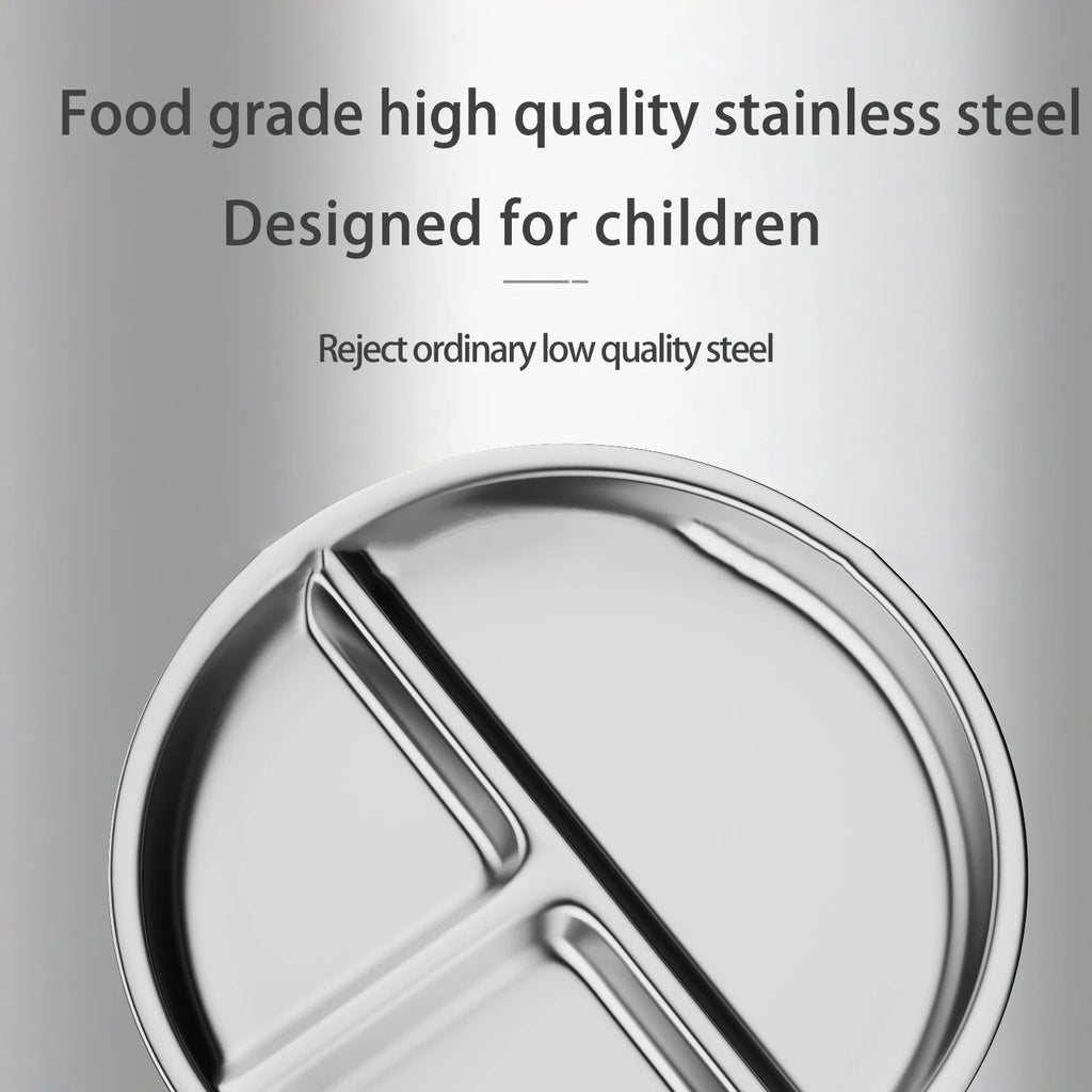 Stainless Steel Baby Suction Plate – BPA-Free, 9-Inch Baby Suction Plate Oasis Select