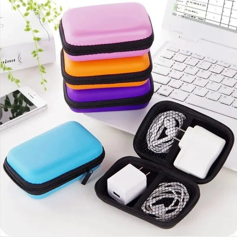 Sundries Travel Storage Bag Charging Case for Earphone Package Zipper Bag Portable Travel Cable Organizer Electronics Storage Oasis Select