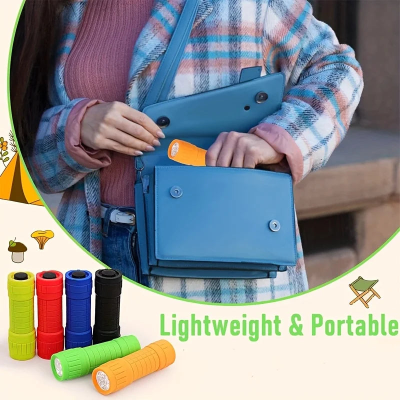 Mini 9-LED Pocket Flashlight | Waterproof Outdoor Torch & Gift