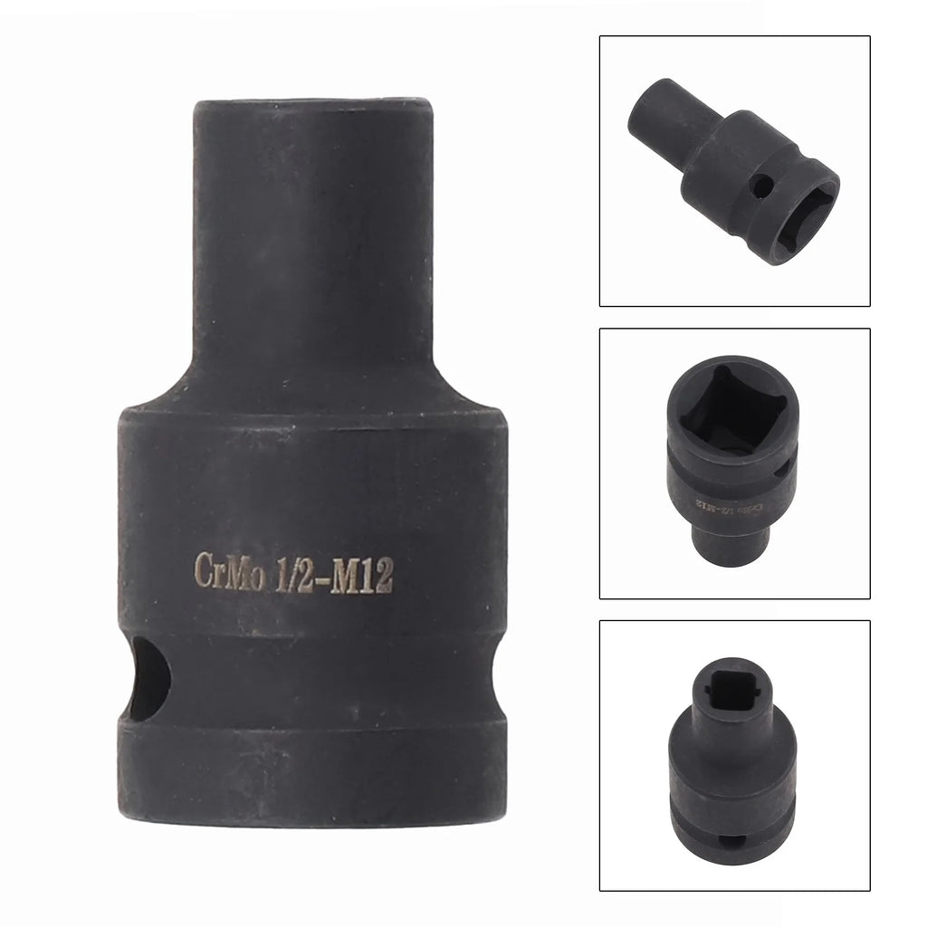 Suqare Screw Tap Socket 1/2Inch Driver Square Driver Electric Wrench Socket Square Driver Head M6-M24 Socket Oasis Select