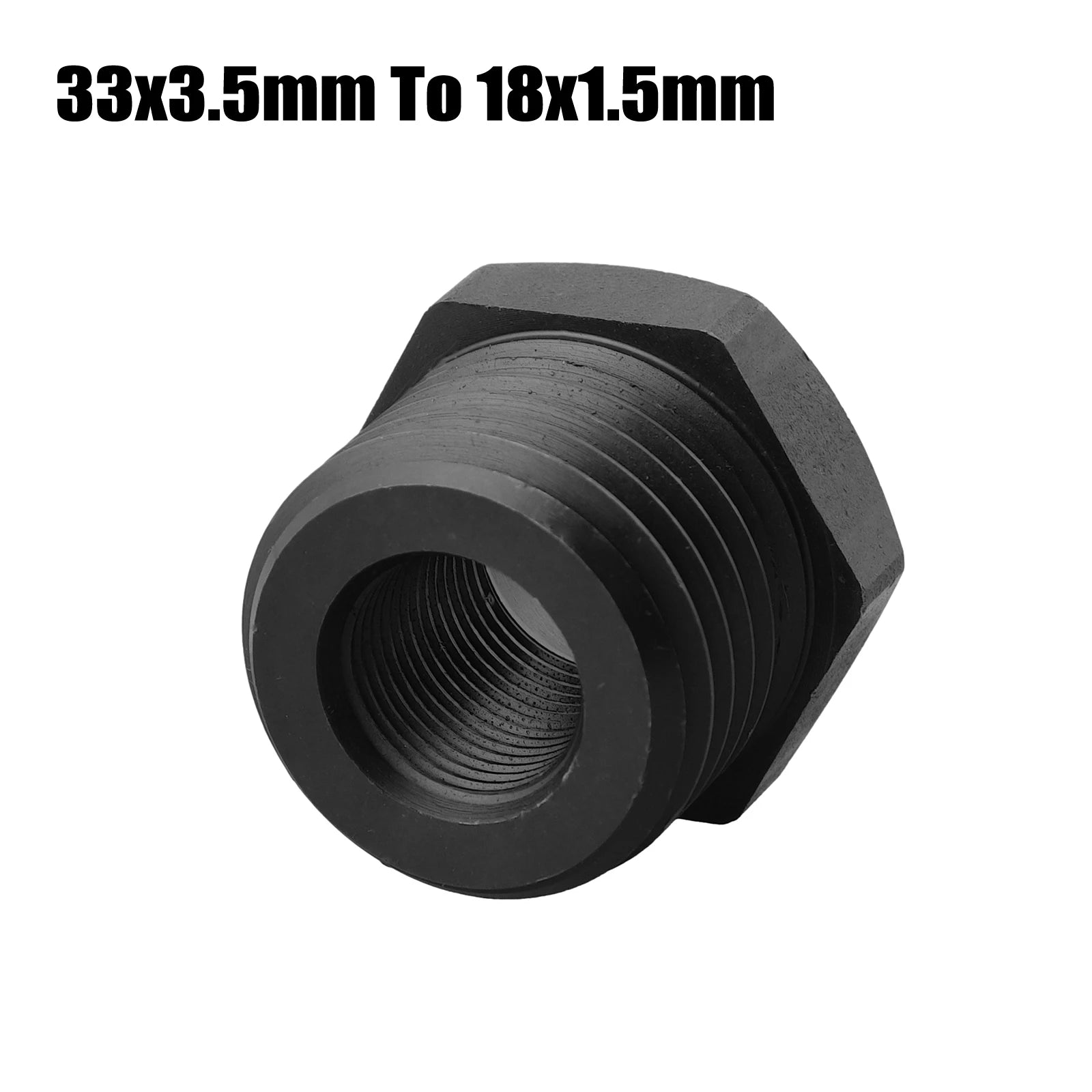 Lathe Headstock Spindle Adapter Wood Lathe Chuck Adapter Screw Thread M33x3.5mm To M18x1.5mm Woodworking Tool Accessories Oasis Select