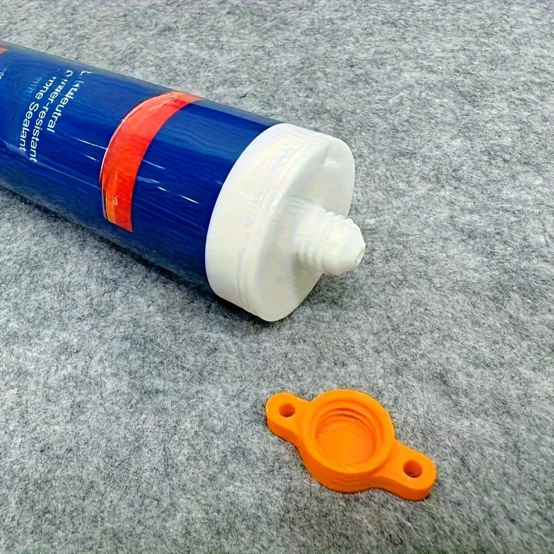 2pcs Silicone seal cap and seal gun nozzle removal tool, silicone seal cap used for open core tubes to prevent rapid drying Oasis Select