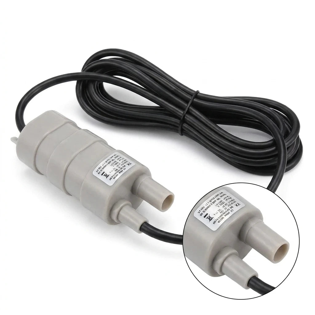12V DC 600L/H High Flow Submersible Pump 3-Wire Design for RV Pond Aquarium Water Transfer Oasis Select