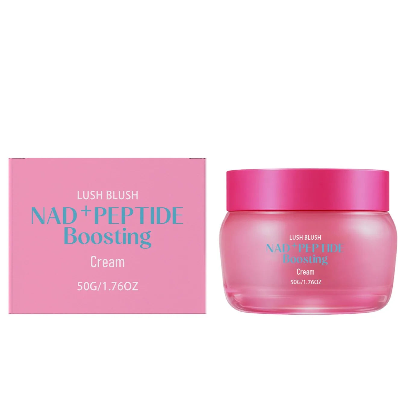 NAD+ Peptide Boosting Cream Anti Wrinkles Lifting Face Sagging Skin Enhance Elasticity Repair Hydrate Skin Cream Korean Skincare Oasis Select 50g Boxed