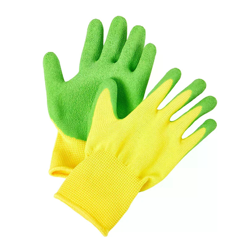 1Pair Breathable Children Gardening Gloves Durable Waterproof Gloves Anti Bite Cut Collect Seashells Protector Handwork Gloves Oasis Select