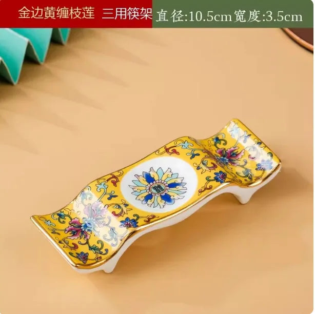 Ceramic Bowl And Dish Tableware Towel Tray, Chopstick Holder, Etc Oasis Select chopstick holder