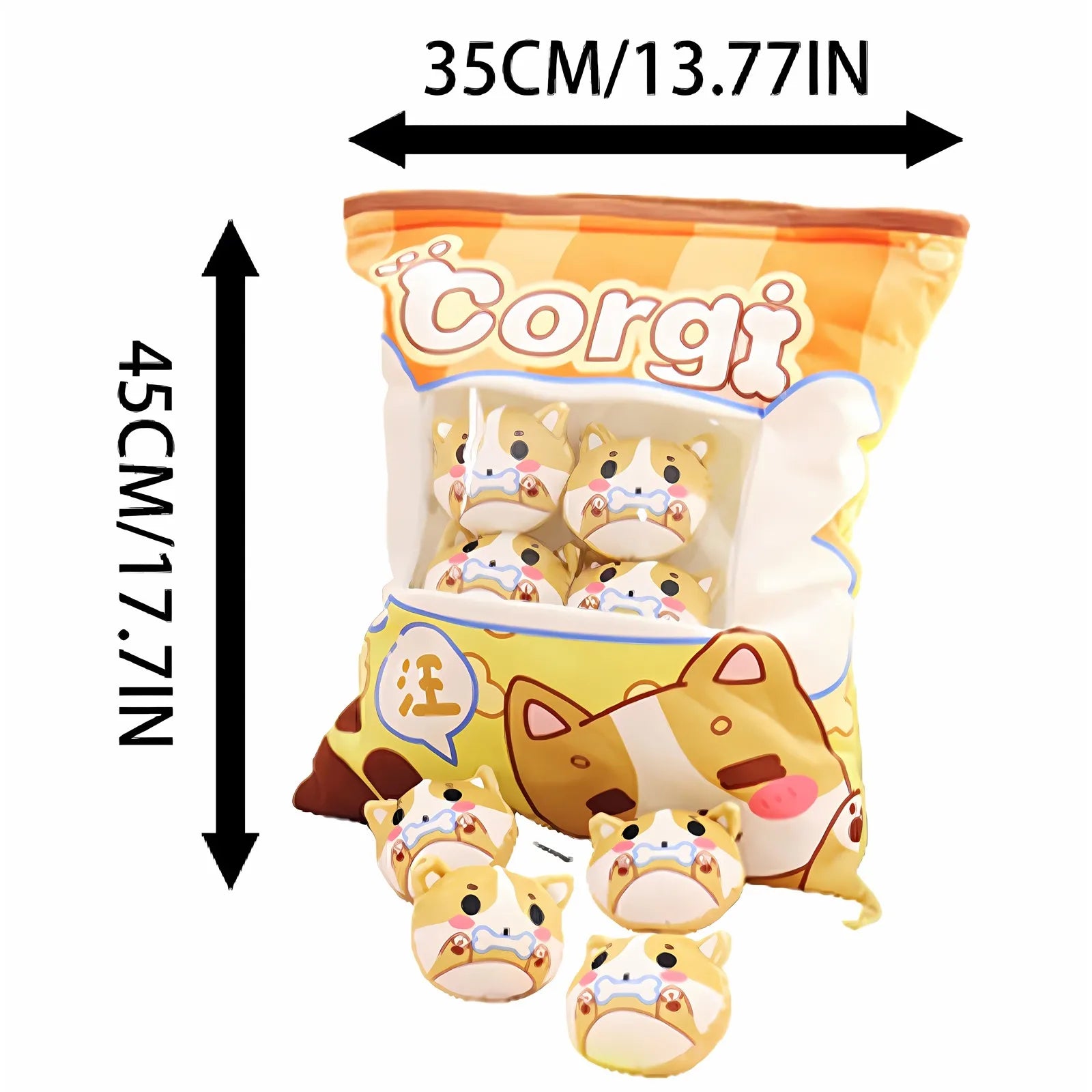 Cartoon A Bag Of Snacks Doll Throw Pillow Internet Celebrity Ins Snack Bag Plush Toy Creative Office Pillow Lovely Holiday Gifts Oasis Select
