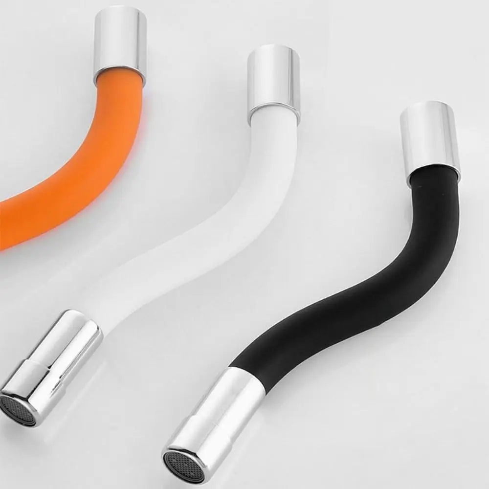 Water Tap Accessories Faucet Extender Pipe 360° Rotating Wash Basin Lengthening Tube Free Bending Rotatable Flexible Hose Oasis Select