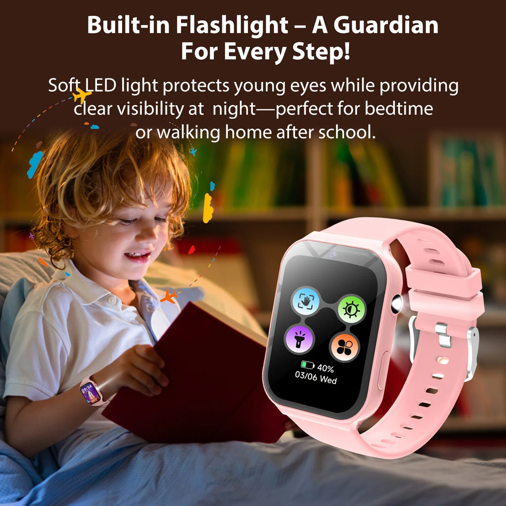 ERUN Kids Smart Game Watch – Camera, 18 Games, Rechargeable