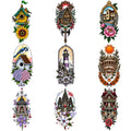 9-Pack Japanese Pagoda & Lighthouse Temporary Tattoos