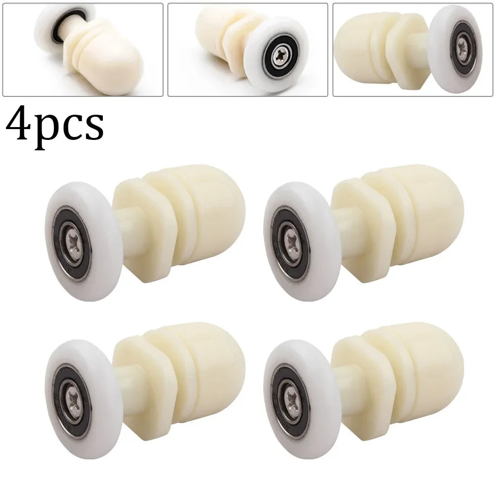 23/25mm Pulleys Shower Door Rollers For Shower Enclosures Shower Cabins Runners Shower Cabins Diameter Replacement Parts Oasis Select