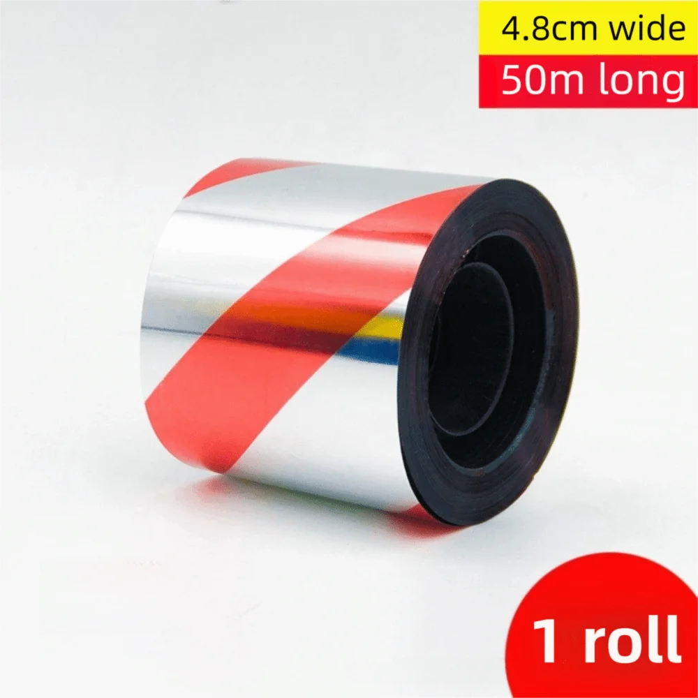 50M/100M/300M Double-sided Reflective Bird Repellent Ribbon Multipurpose Adhesive-free Anti Bird Tape Flashing Hanging Oasis Select Style 12