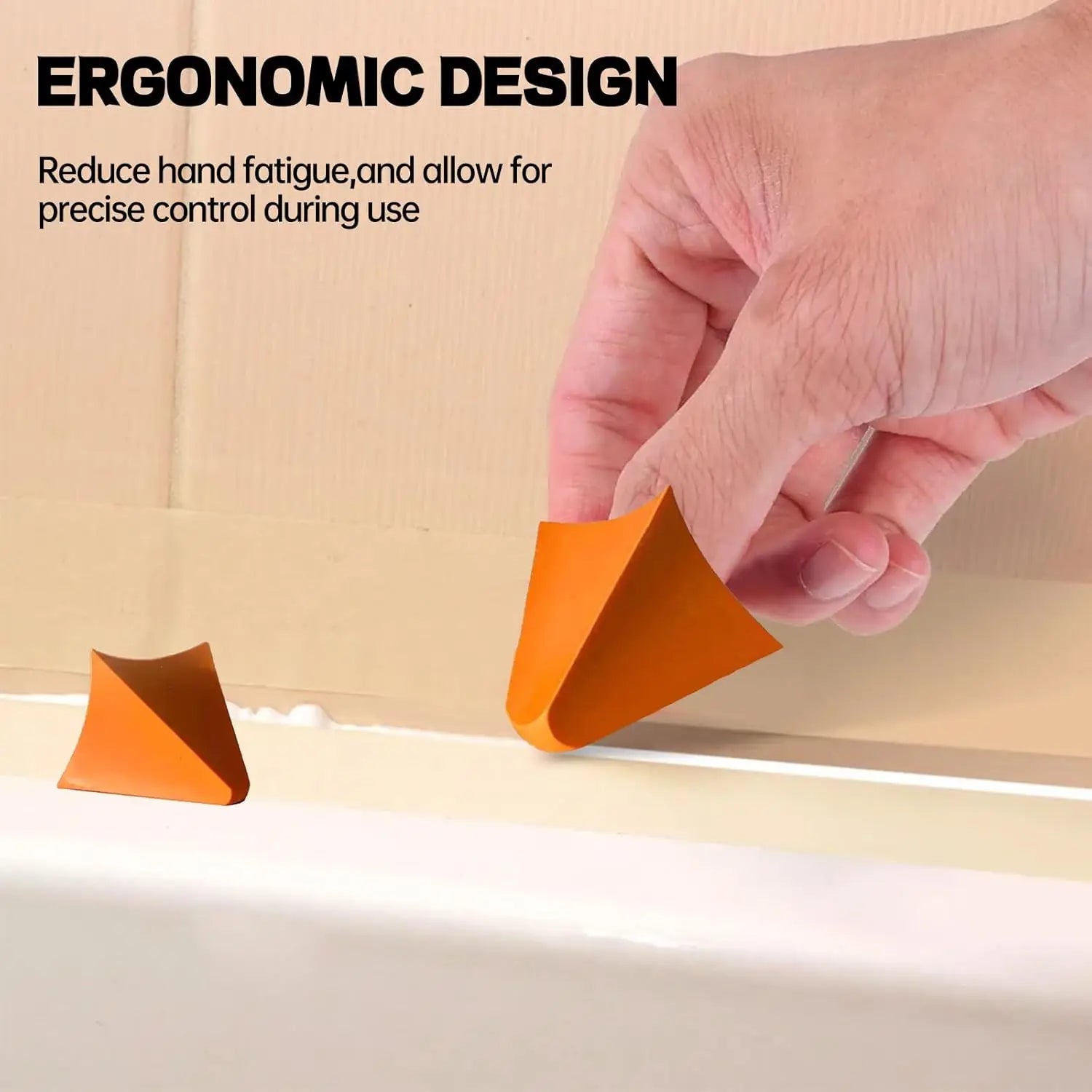 2/4 PCS Caulk Smoothing Tool Multi Edge Reusable Kitchen Bathroom Tile Sink DIY Gap Scraper Sealant Finishing Kit Oasis Select