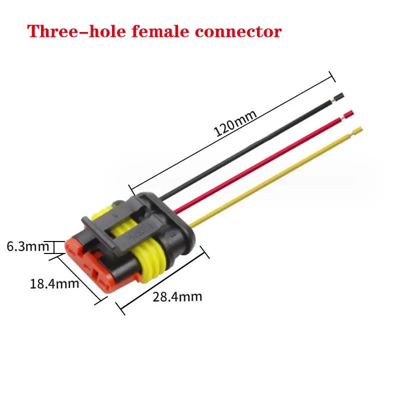 1-6 Pin Male/Female Electrical Connector Kit, 18AWG, Quick Disconnect Socket for Truck, Car Rapid Wiring Solutions Oasis Select A6